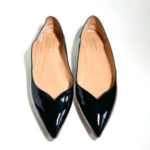 Aquazzura Patent Leather Pointed Toe Flats 9.5 / 9